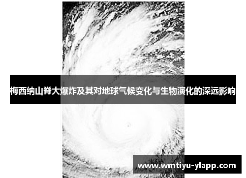 梅西纳山脊大爆炸及其对地球气候变化与生物演化的深远影响